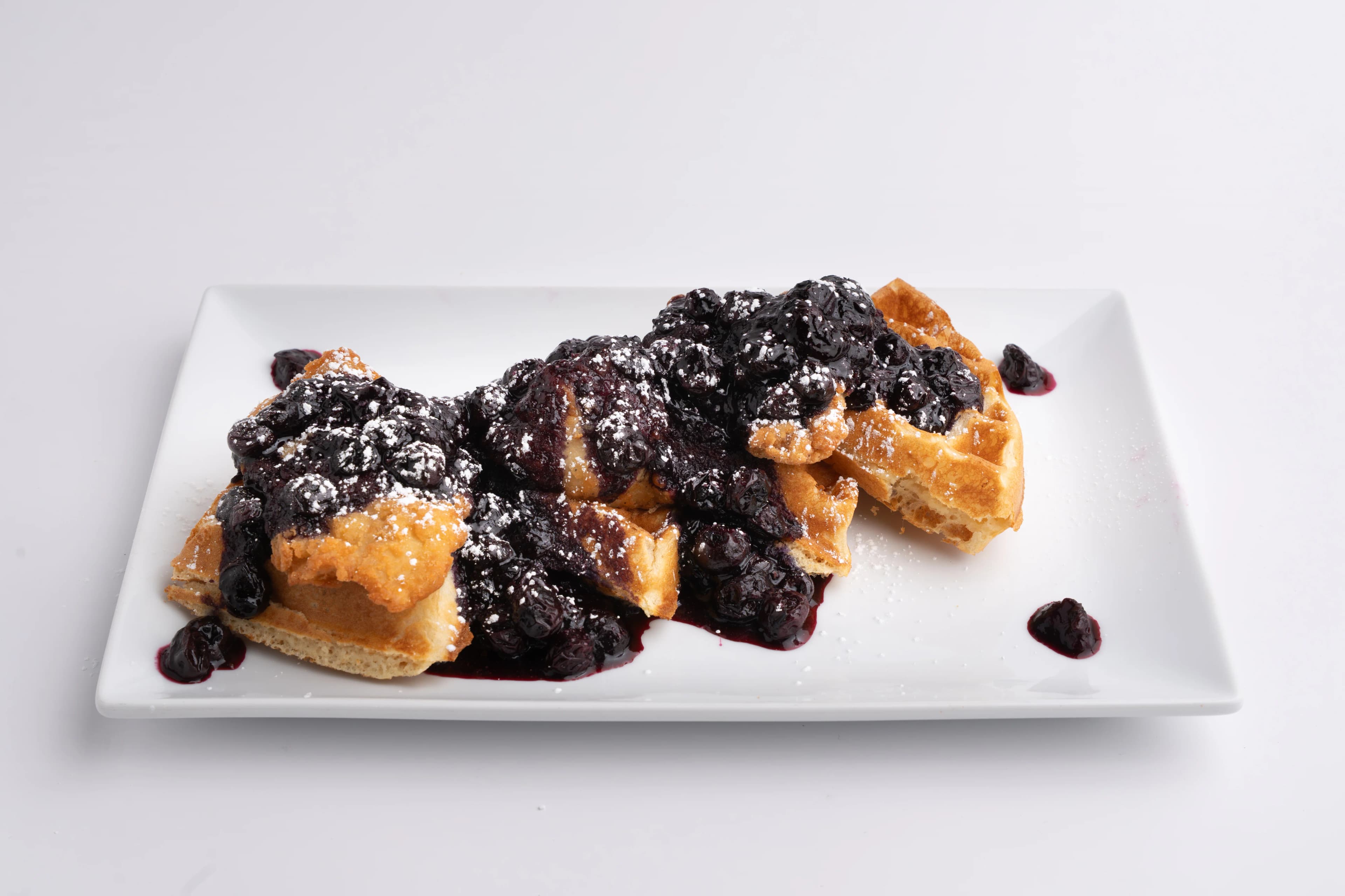 Blueberry Compote & Chicken Waffle