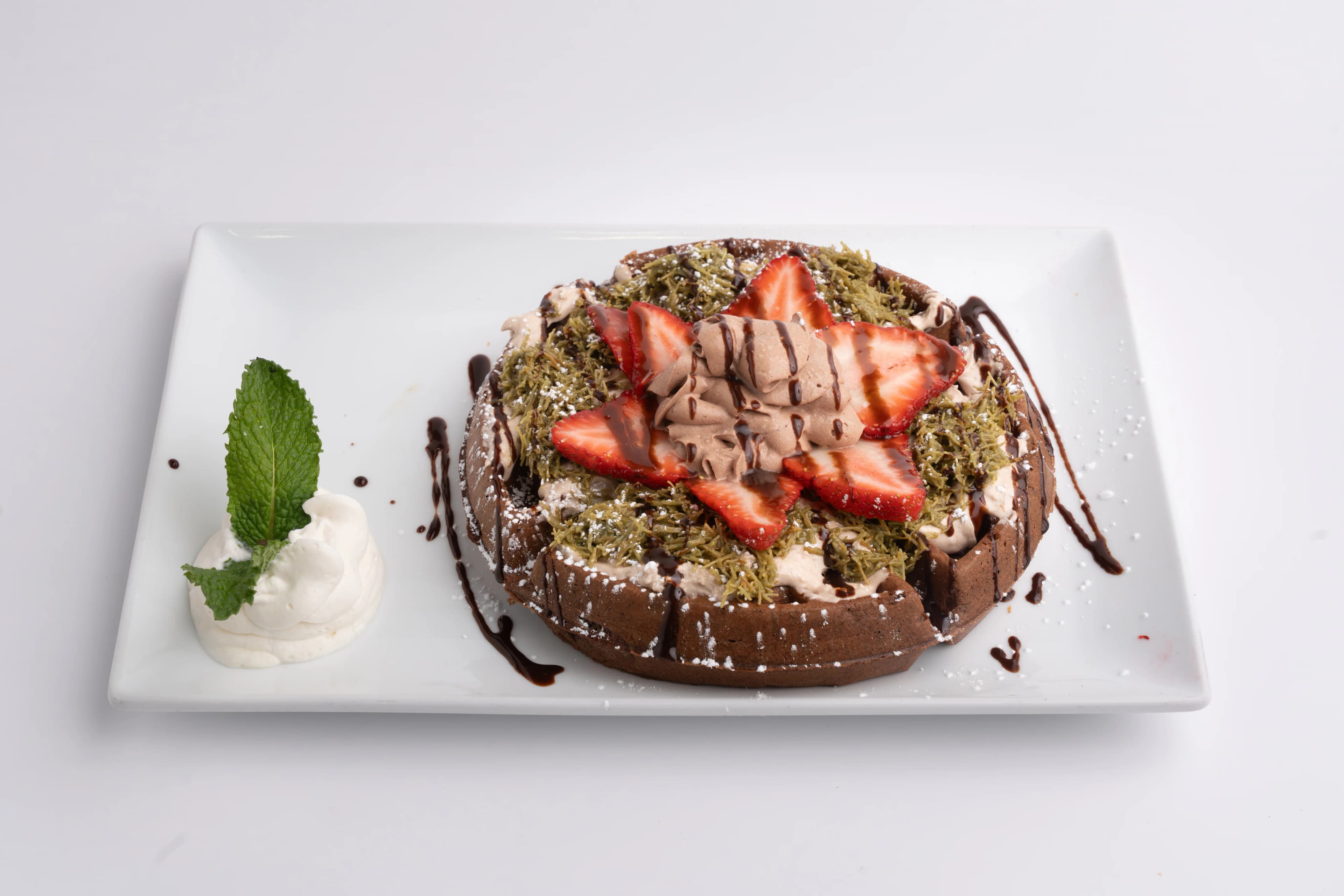 Dubai Chocolate Dream Waffle